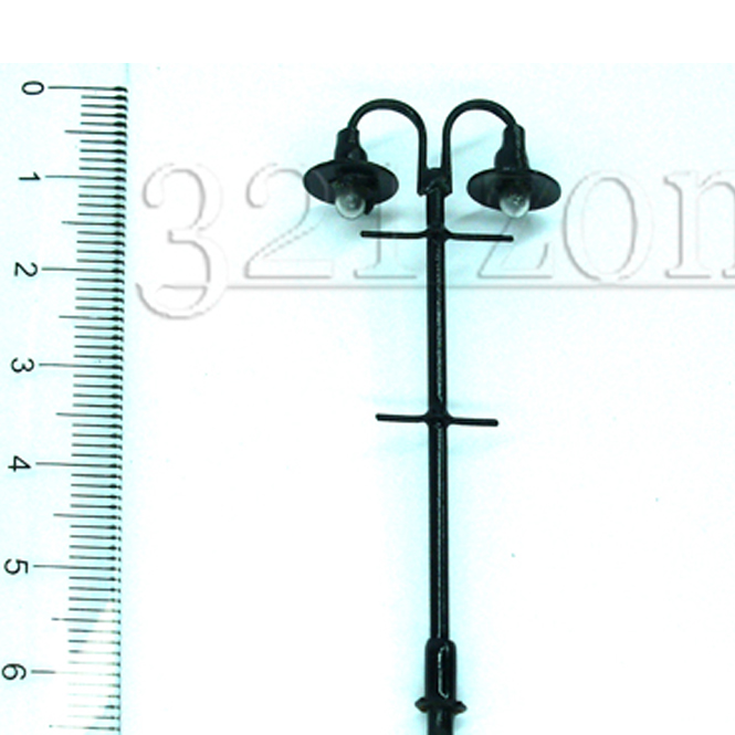 Confezione 5 Luci A Griglia LED Per Modellino Ferroviario Scala N - 36mm - Foto 2